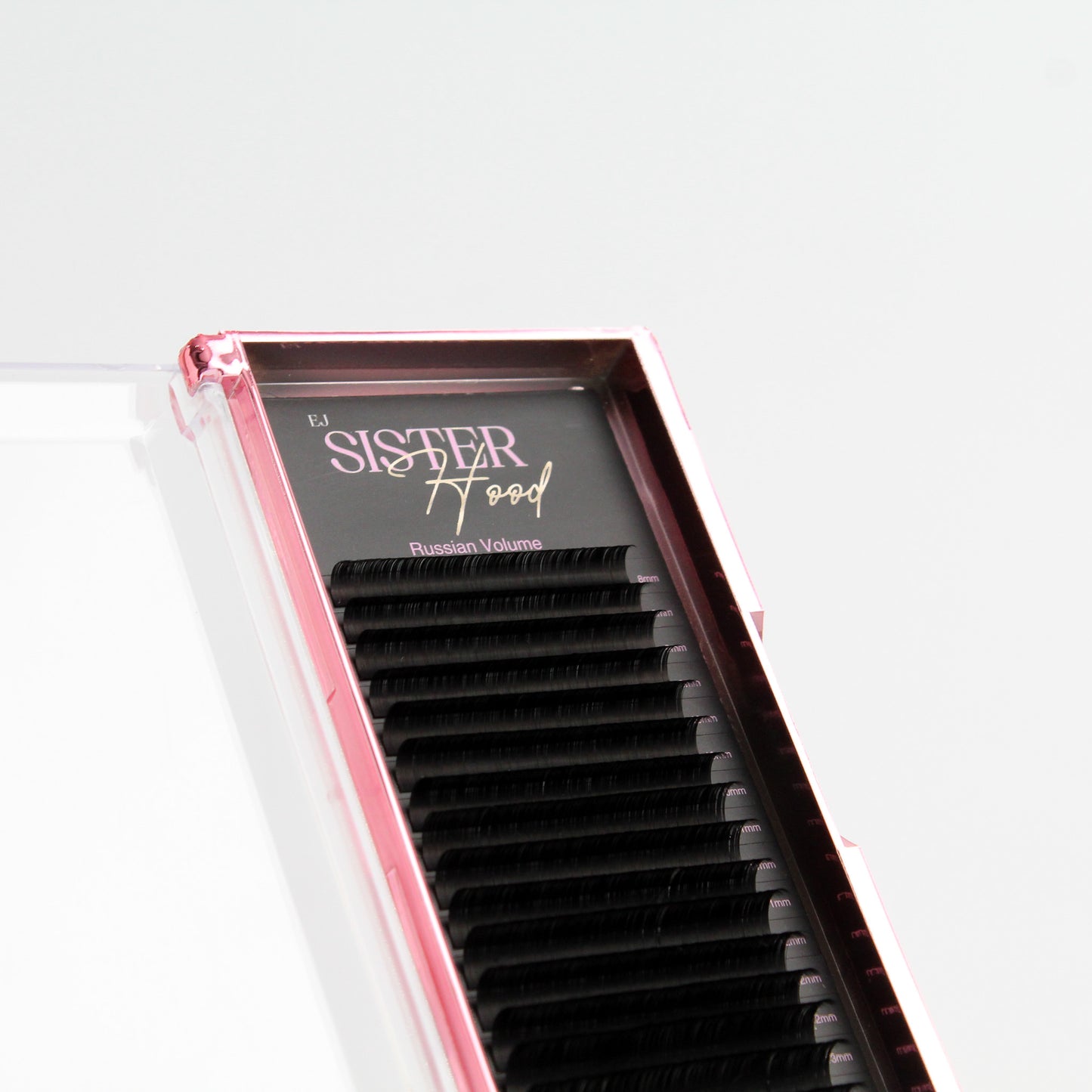cashmere russian volume mixed length eyelash trays, front of trays