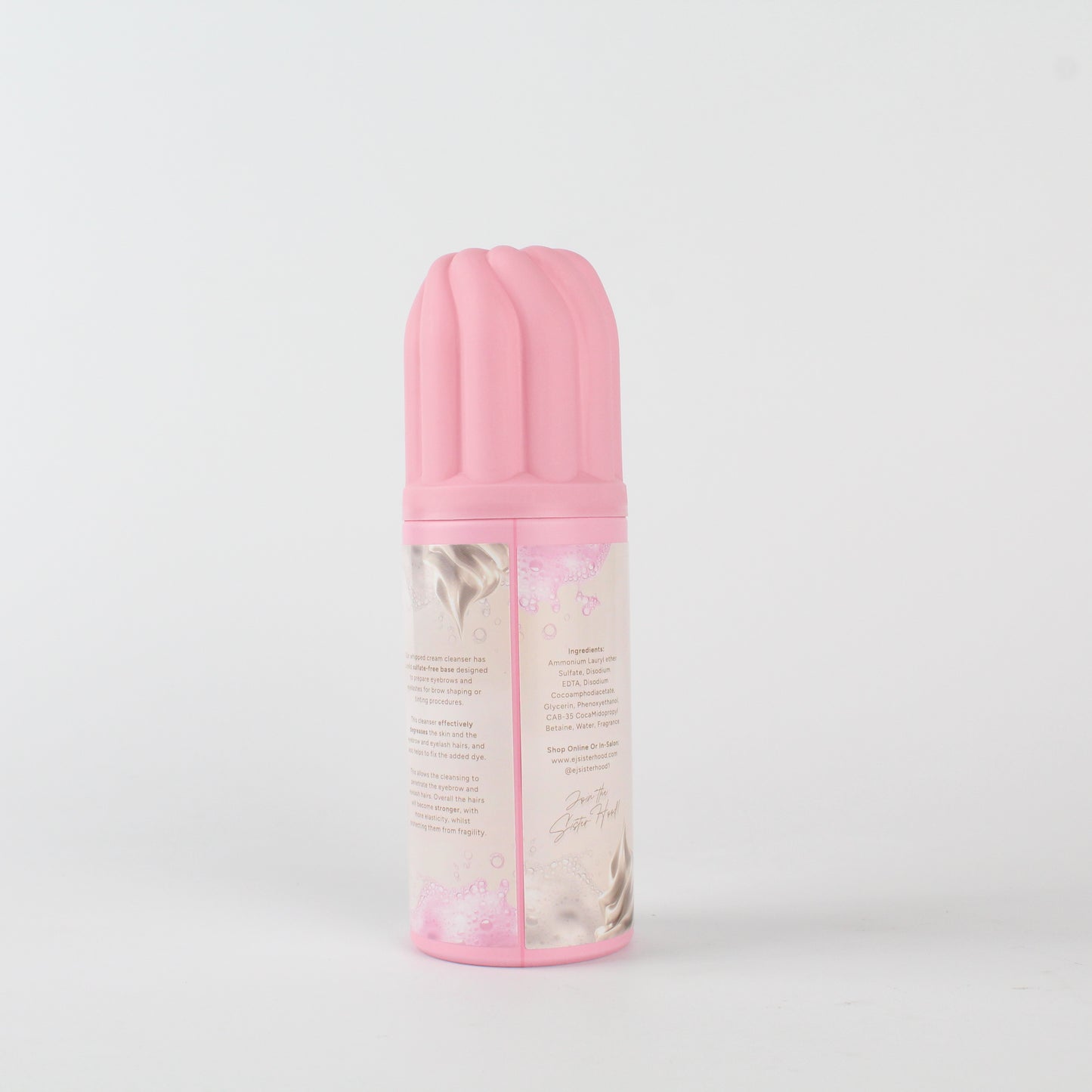 Pink Strawberry Scented Whipped Cream Lash Cleanser